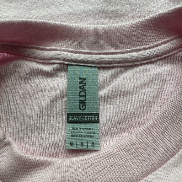 NEW Pink Halloween Tee with Embroidered Ghost Cats - Picture 3 of 4